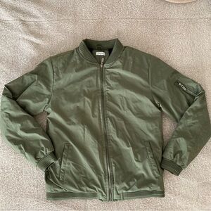 NEW George Men's Khaki Green Bomber Jacket